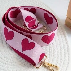 NIP Bag strap -hearts. ADJUSTABLE RANGE LENGTH: 29.9-53.5IN.WIDTH: 1.5IN ❤️❤️
